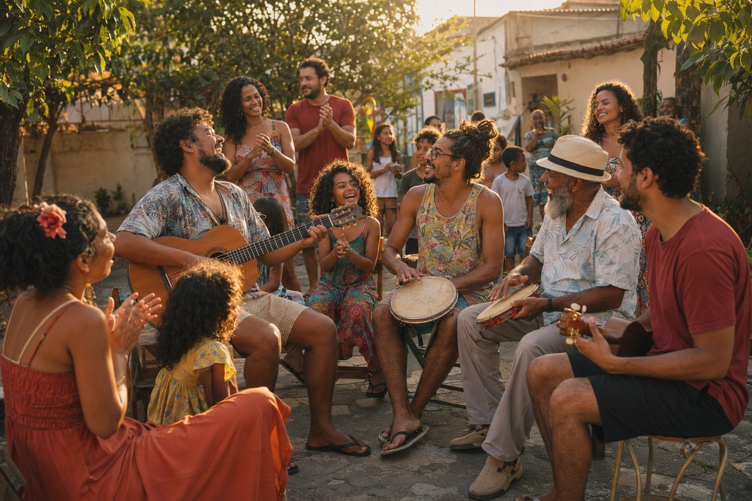 Encontro musical da comunidade